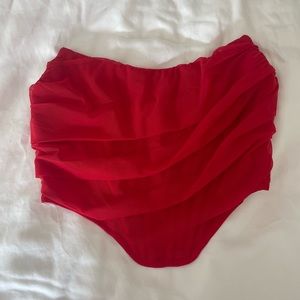 Princess Polly red corset top